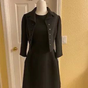 New Dolce & Gabbana Black Dress w/ Blazer